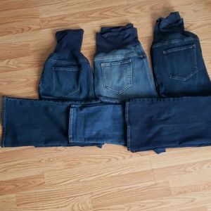 3 Pairs Of Maternity Jeans